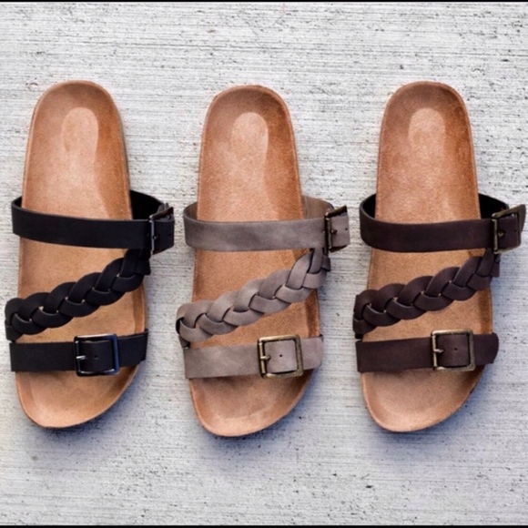 TERRI Braided Sandal - BROWN - Picture 2 of 4